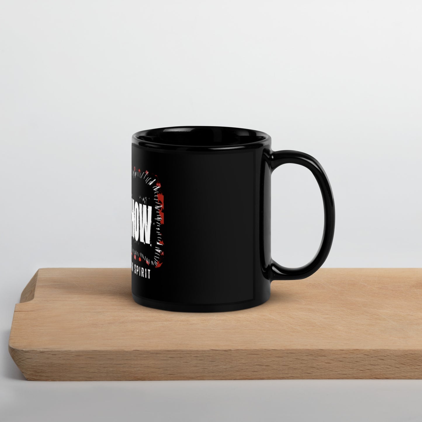 90s Rockshow Black Glossy Mug